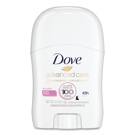 Dove Invisible Solid Antiperspirant Deodorant, Floral Scent, 0.5 oz, PK36 66801CT